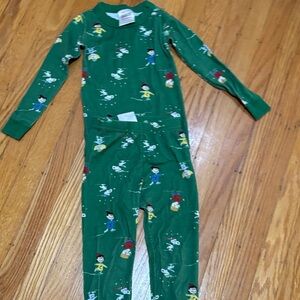 Hanna Andersson Peanuts long John pj’s